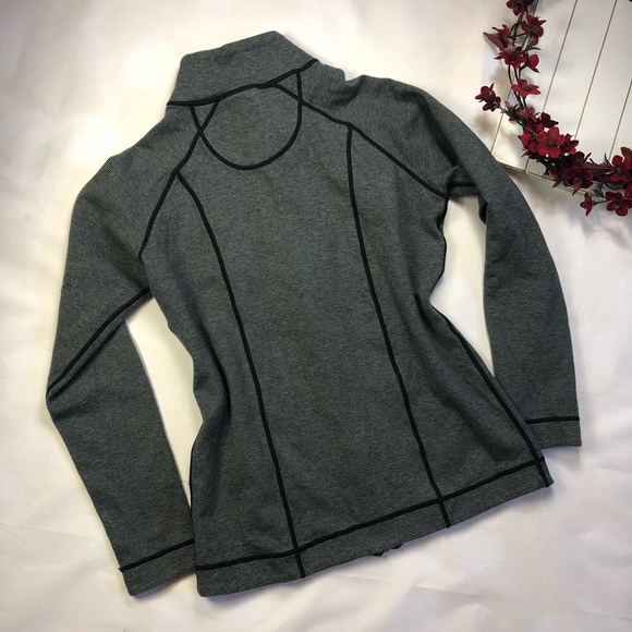 Kirkland gray black reversible jacket sweater zip - Picture 6 of 6